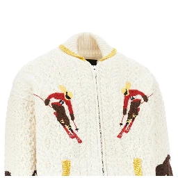 'Snowy Dream' padded knit jacket