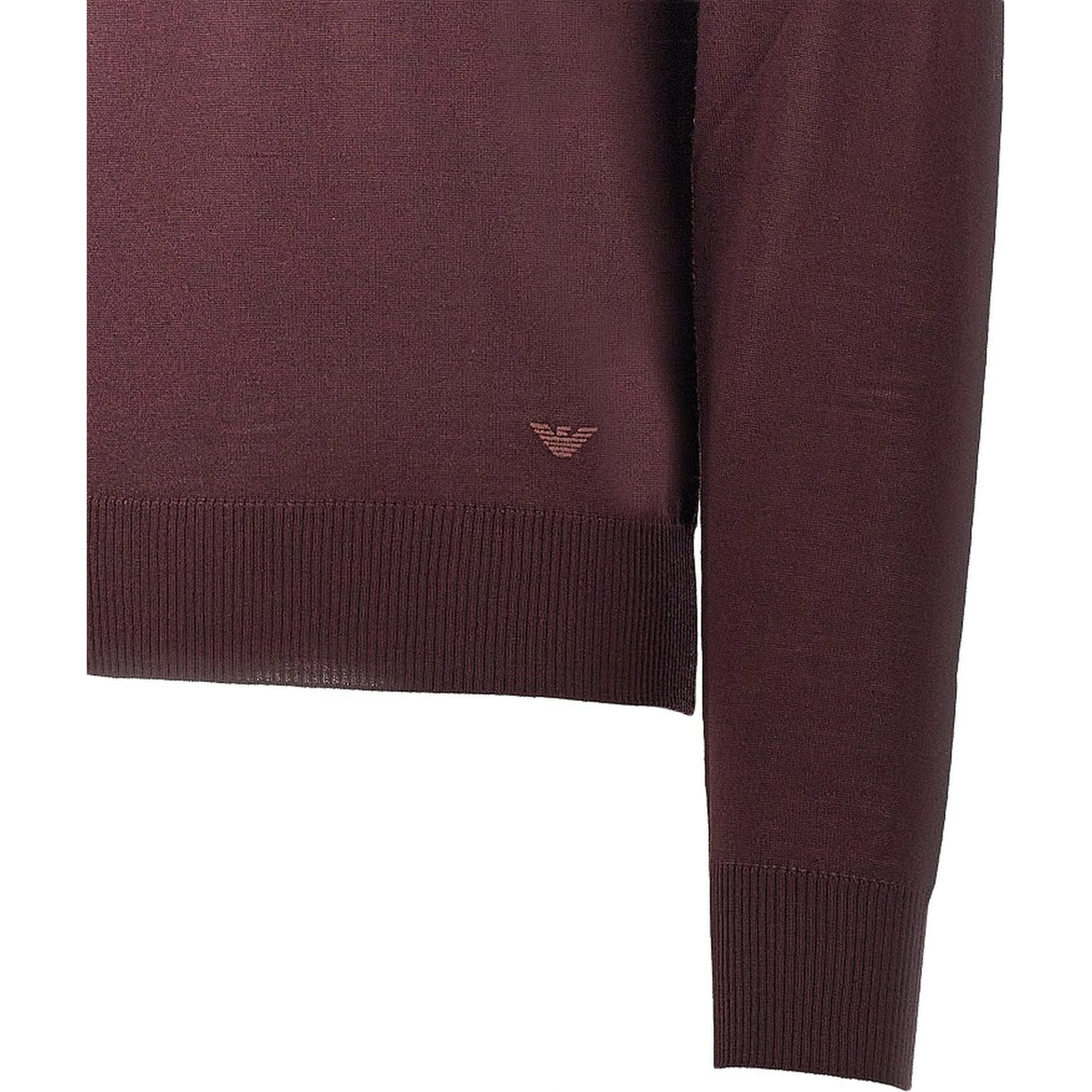 Virgin wool turtleneck with Eagle embroidery