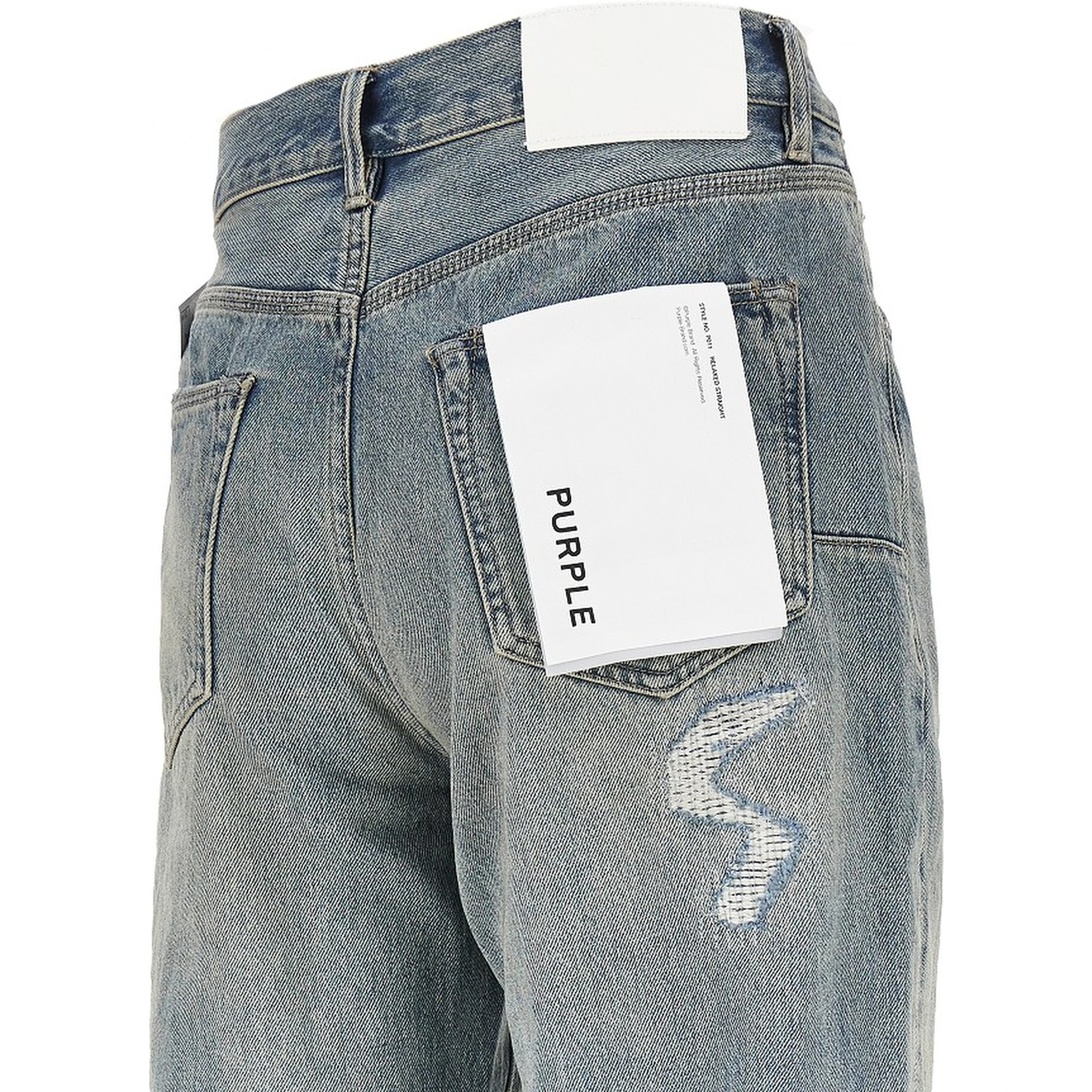 'P011' straight leg jeans