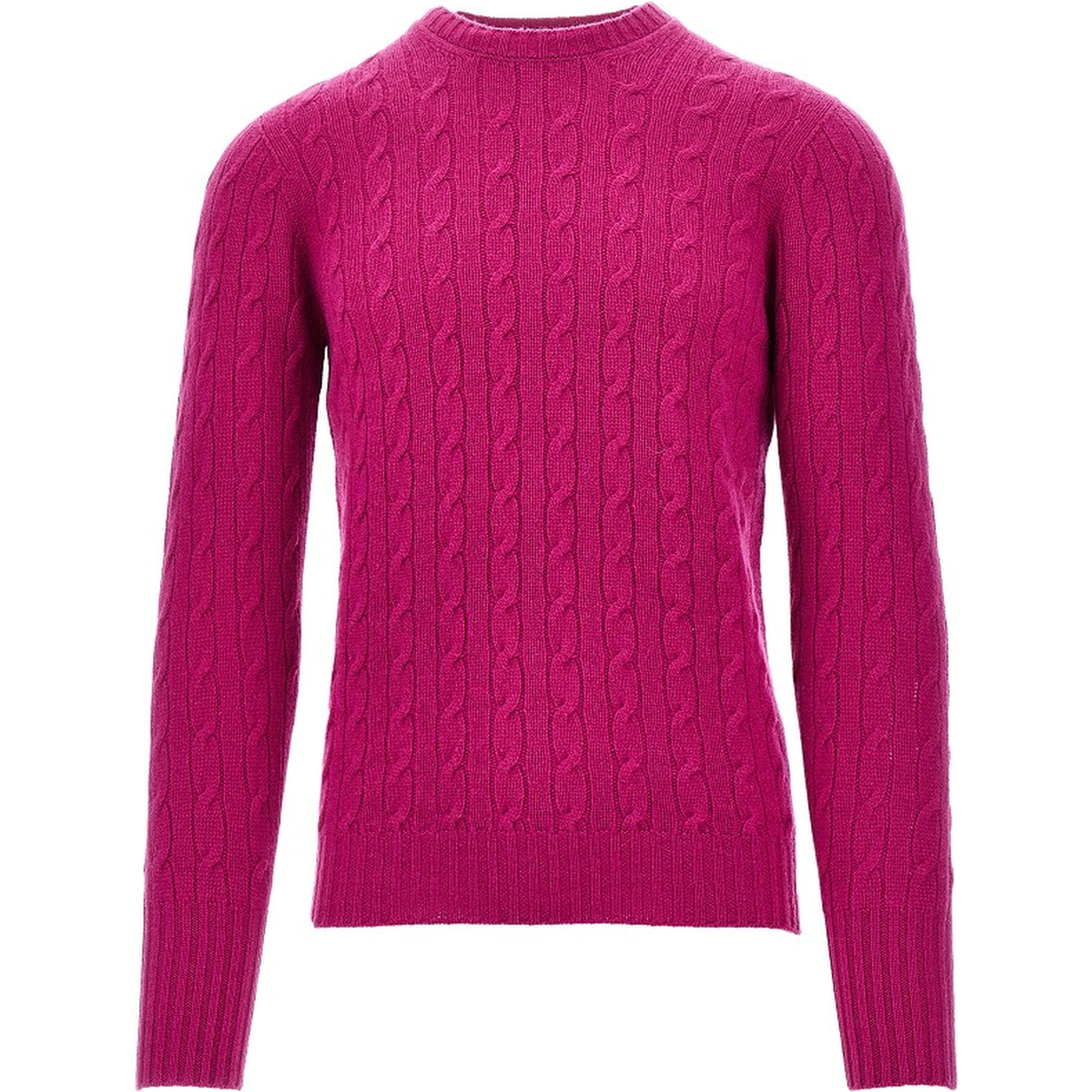 Cashmere cable knit sweater