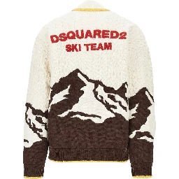 'Snowy Dream' padded knit jacket