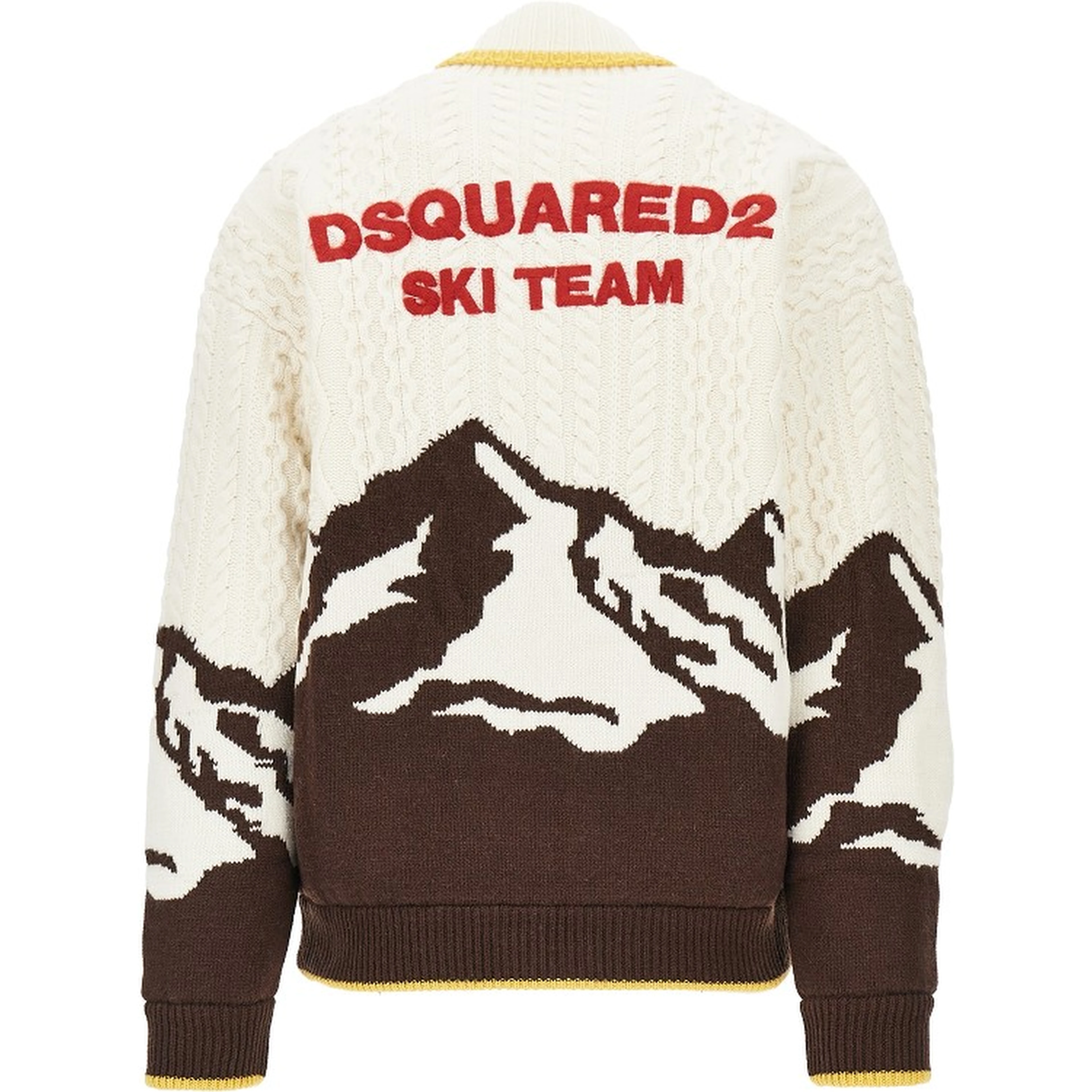 'Snowy Dream' padded knit jacket