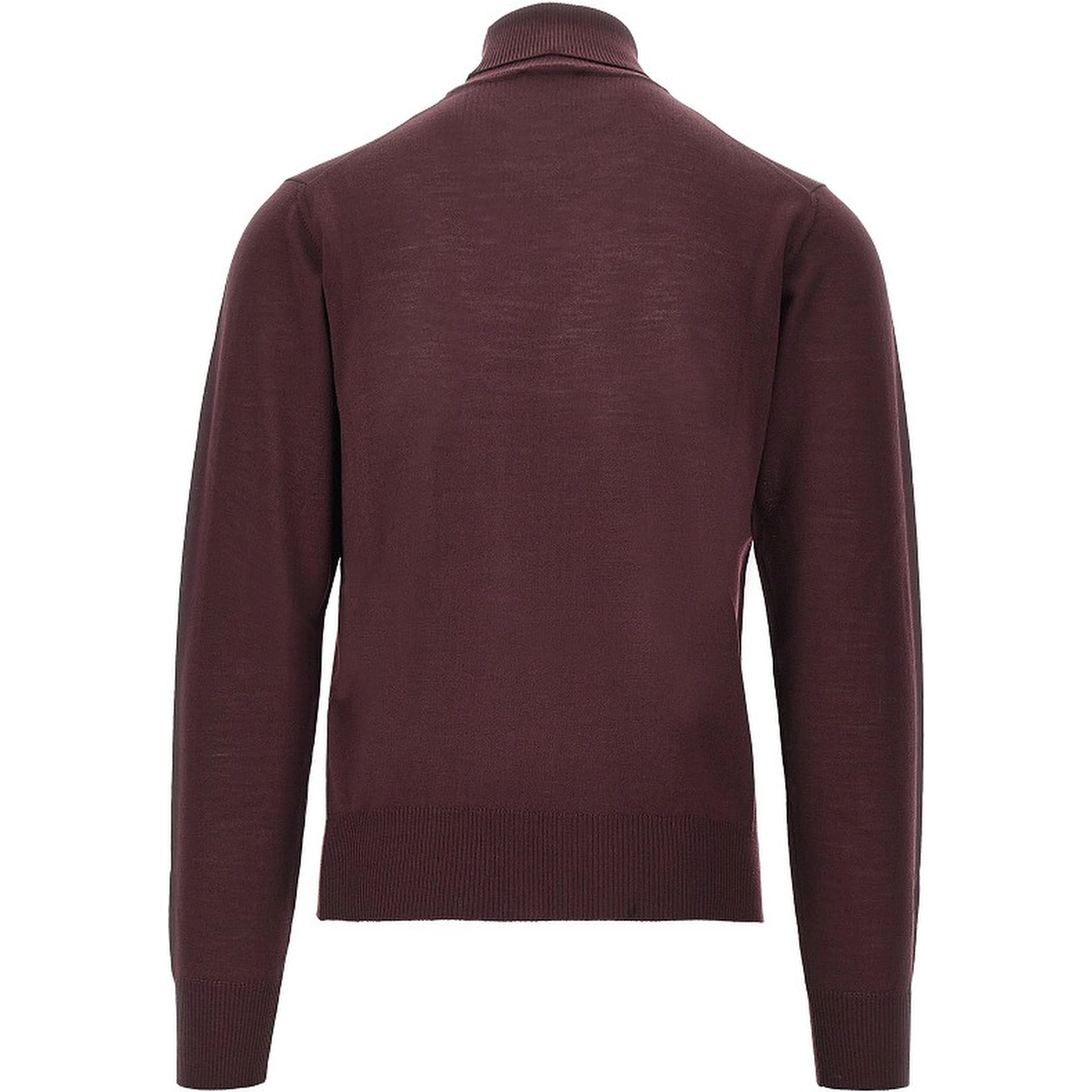 Virgin wool turtleneck with Eagle embroidery