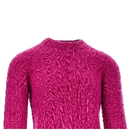 Cashmere cable knit sweater