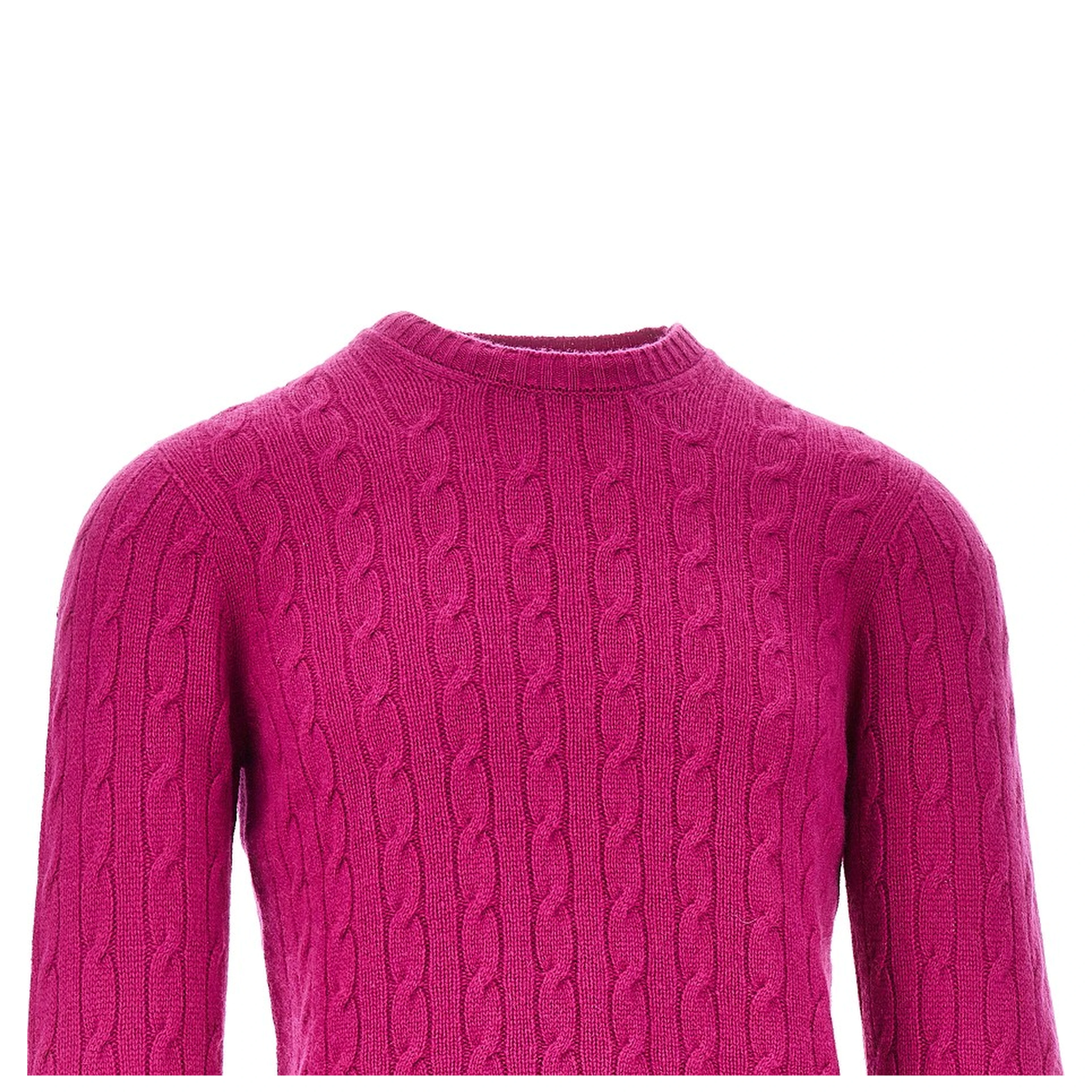 Cashmere cable knit sweater