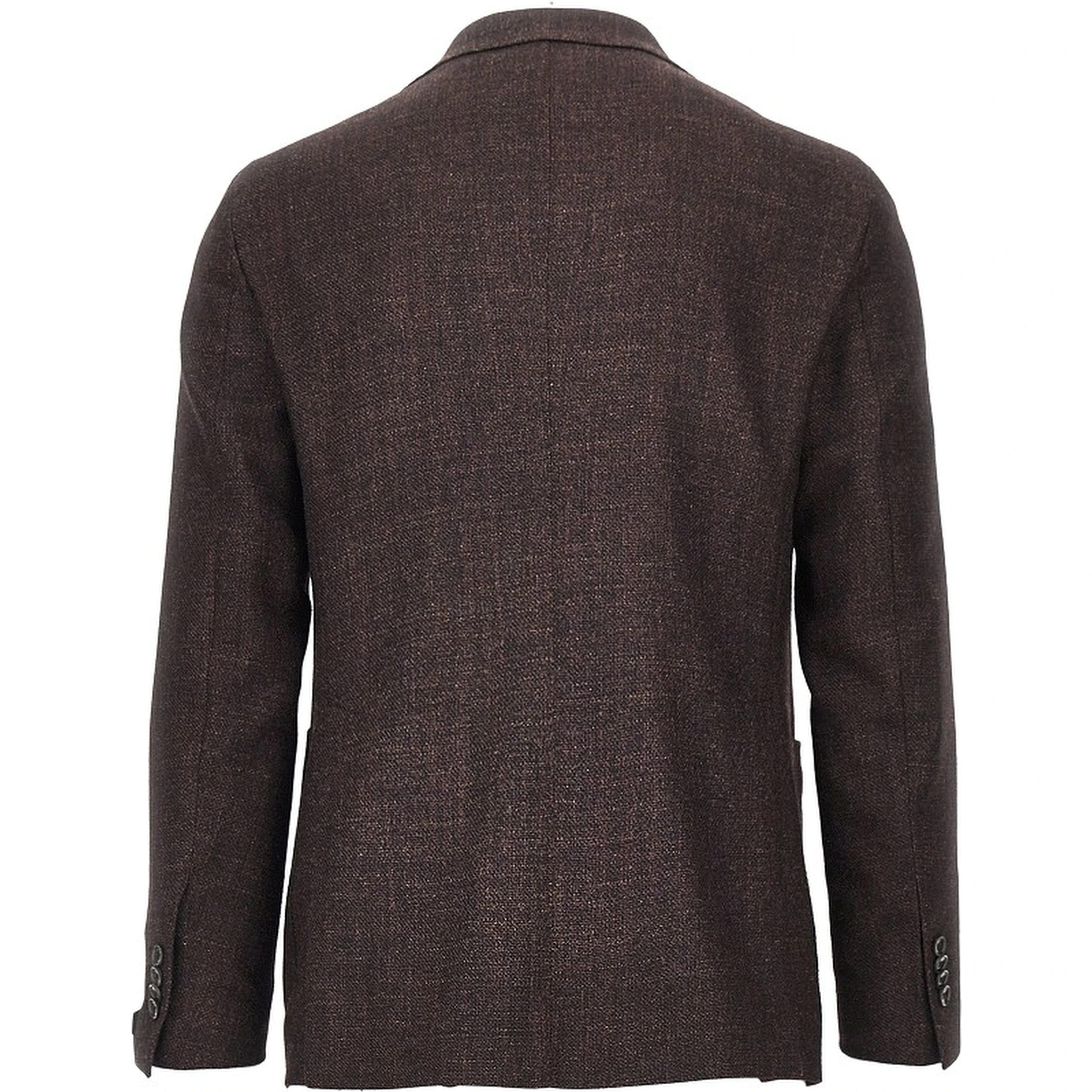 Wool and silk single-breasted jacket