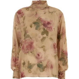 AW26 BLOUSE 04 BEIGE PRINT