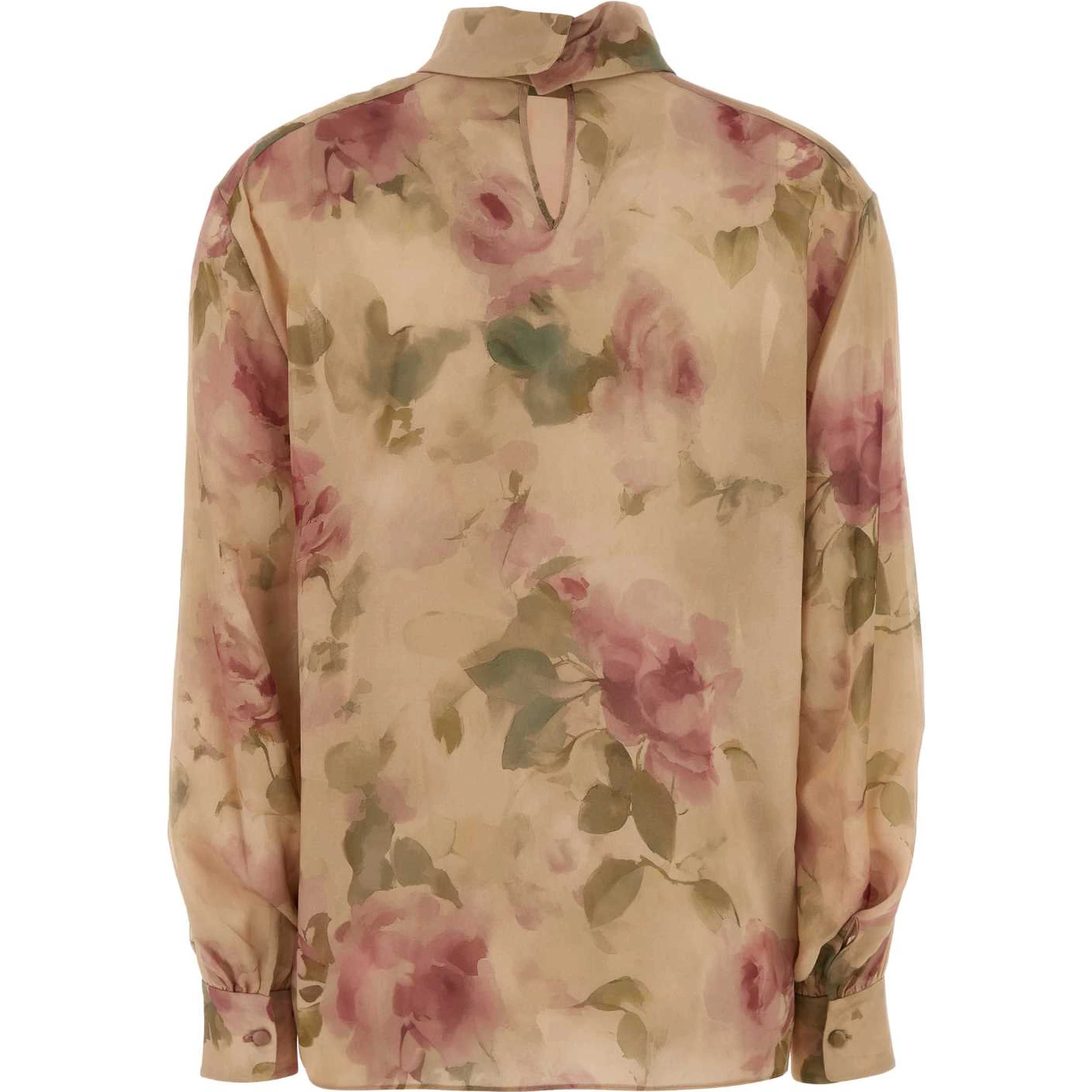 AW26 BLOUSE 04 BEIGE PRINT