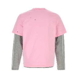 RICARDO 2 LAYERS T-SHIRT PINK-GREY