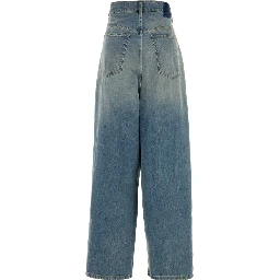 WRAP DENIM TROUSERS