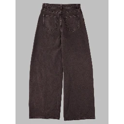 Jeans Wide Leg In Cotone