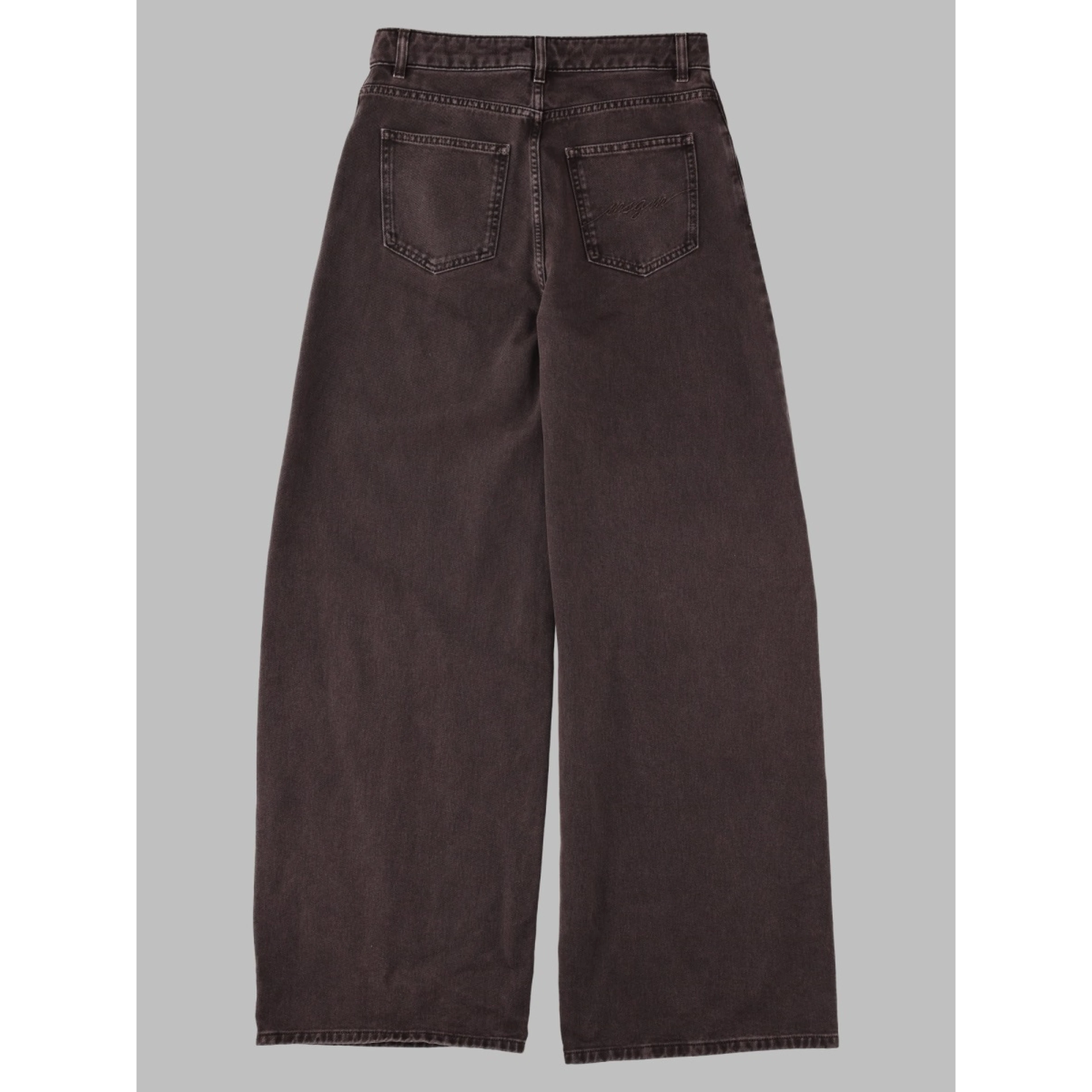 Jeans Wide Leg In Cotone