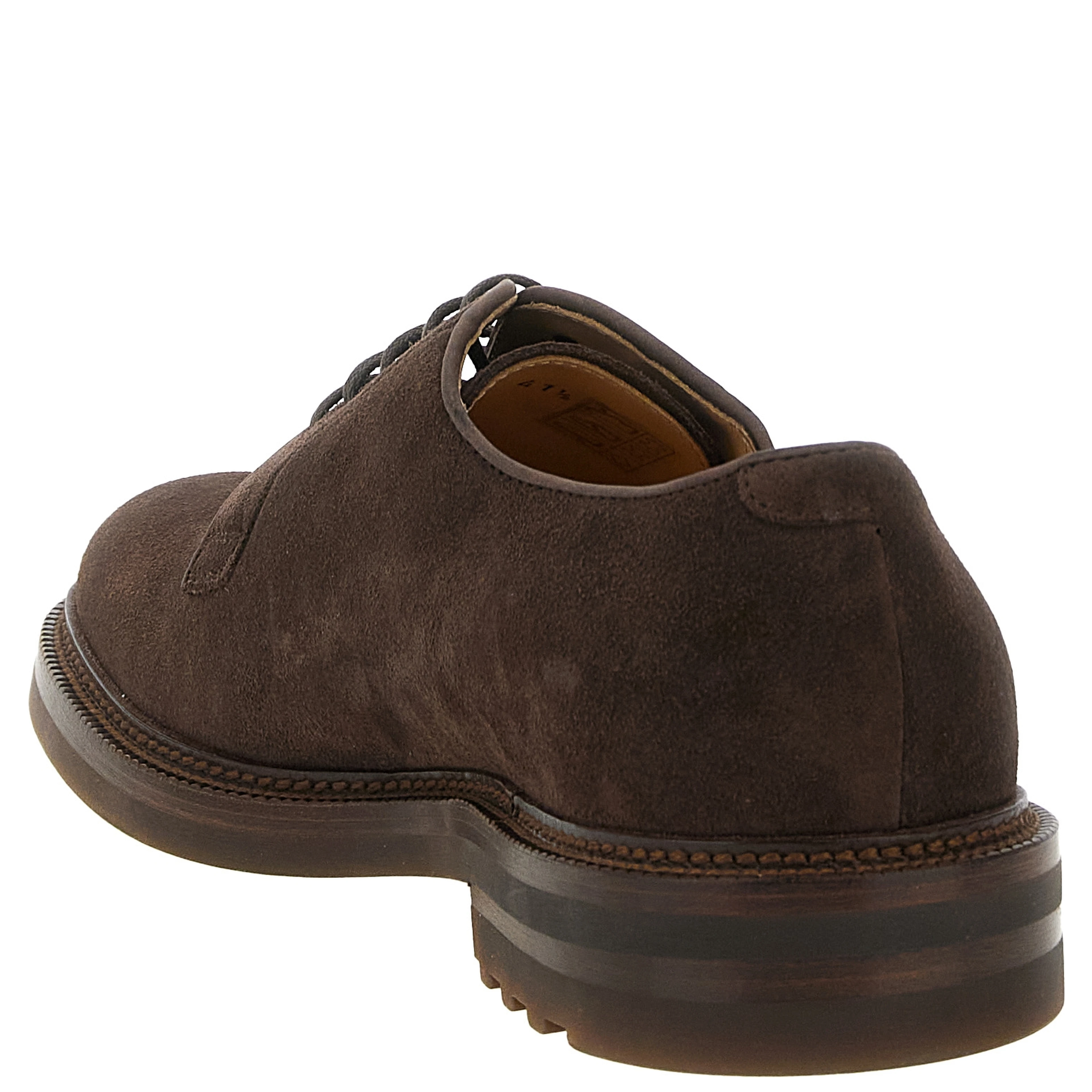 Brown Calfskin Oxfords And Derbies
