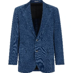 Blue Cotton Blazer