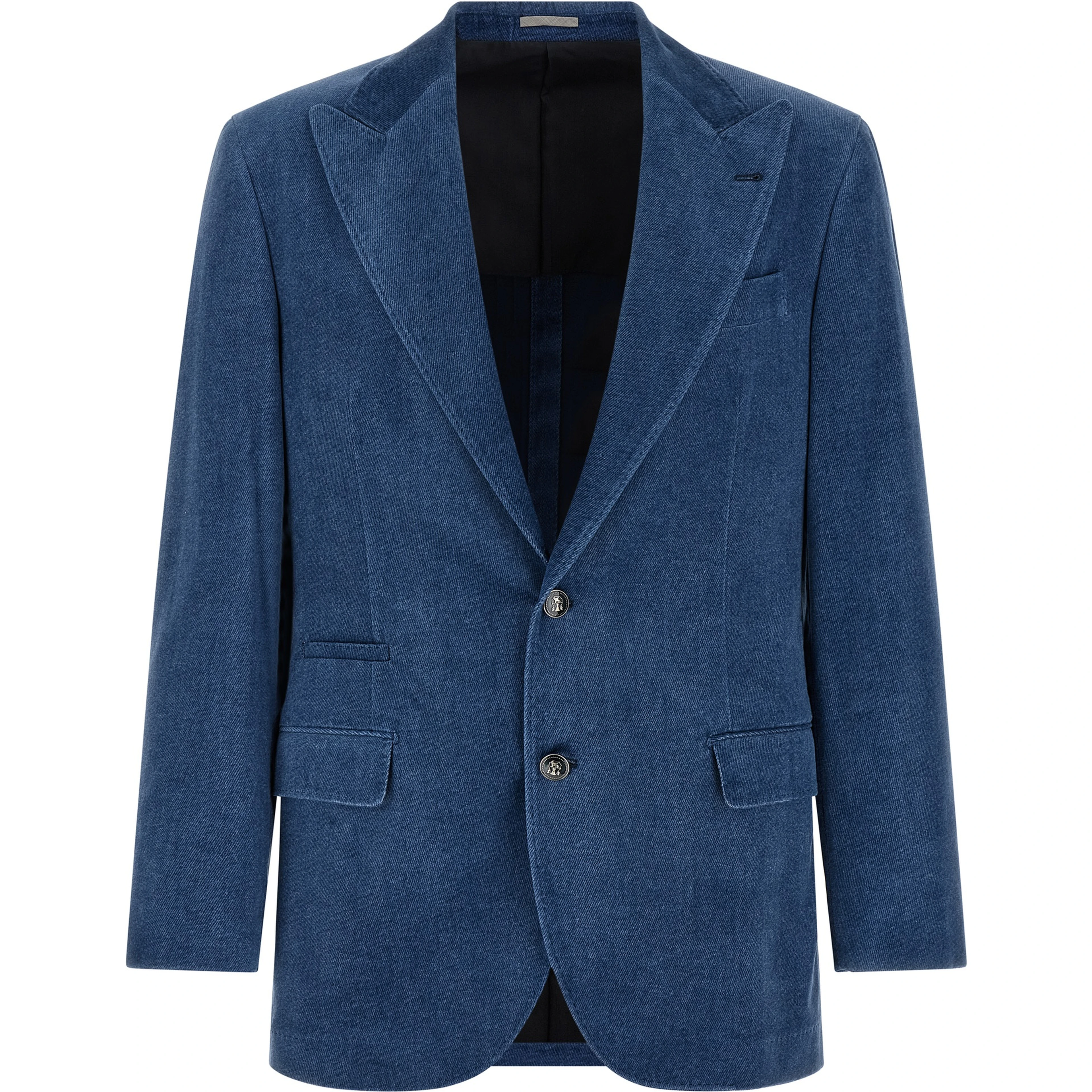 Blue Cotton Blazer
