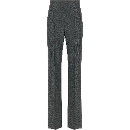 Gray Virgin Wool Dress Pants