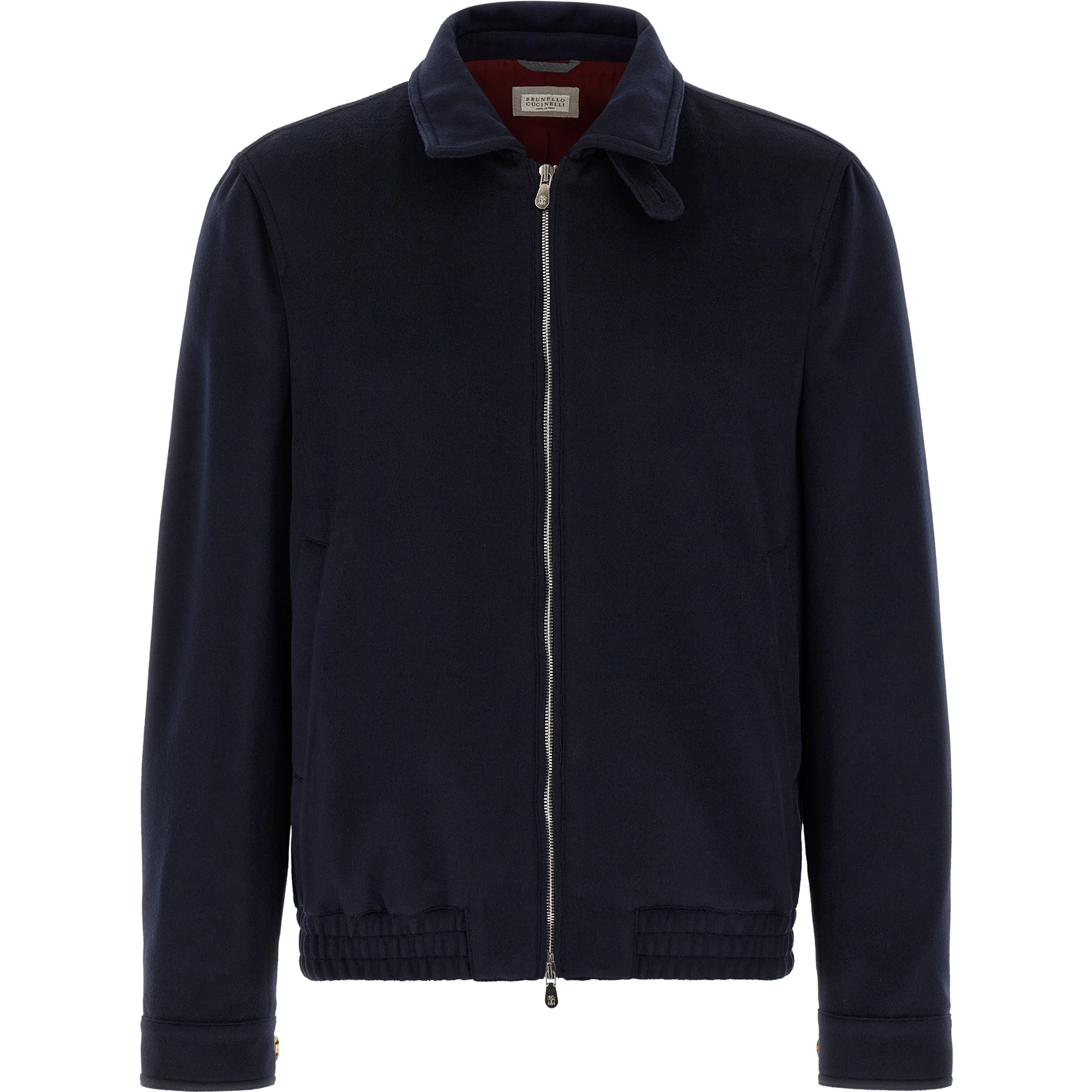 Blue Virgin Wool Bomber