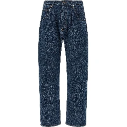 Blue Organic Cotton Relaxed Fit Jeans