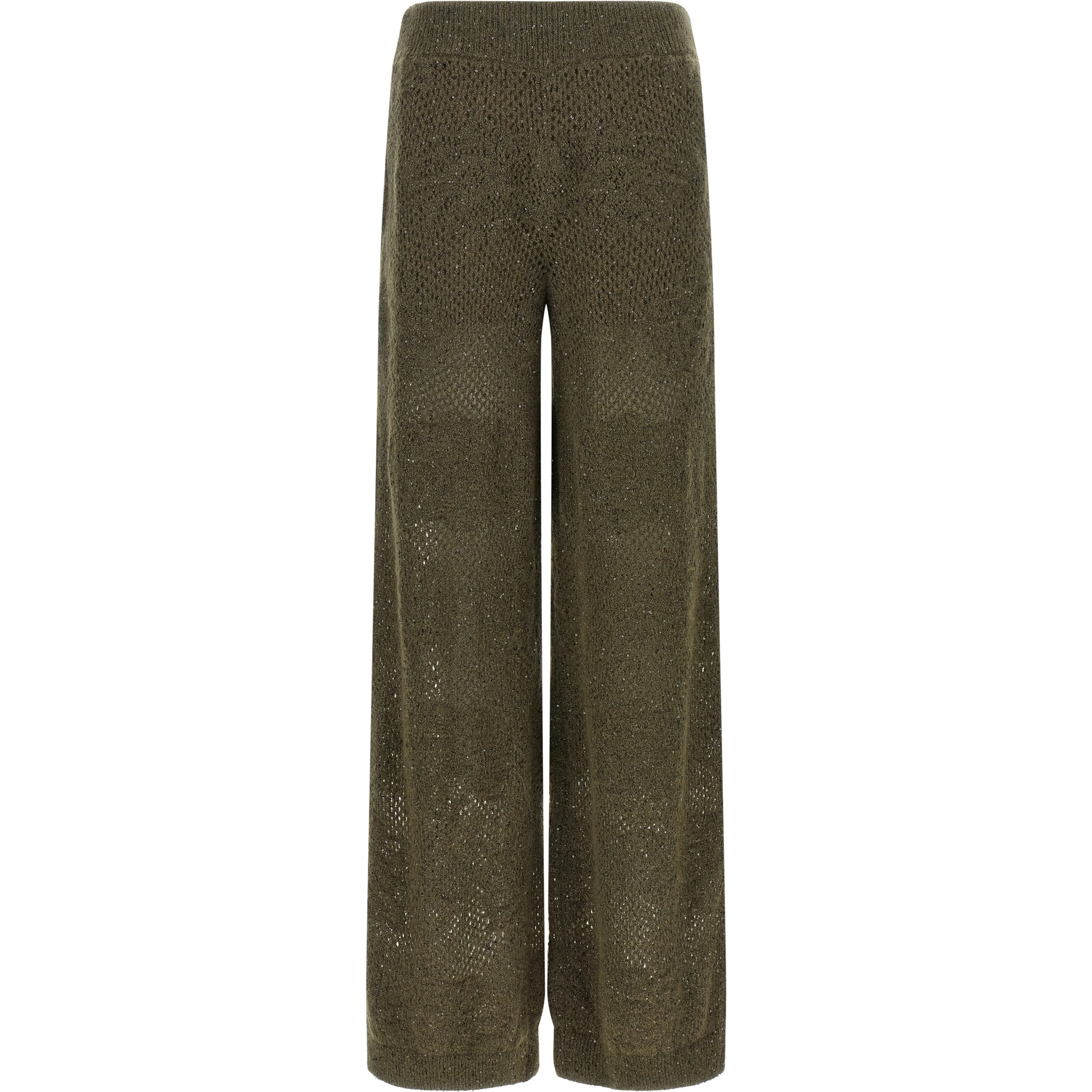 Bicolor Nylon Casual Pants