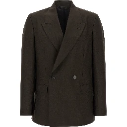 Brown Virgin Wool Blazer