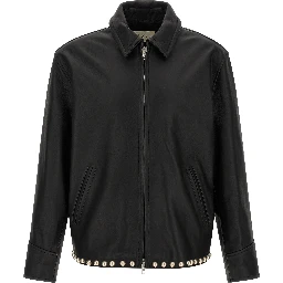 Black Calfskin Leather Jacket