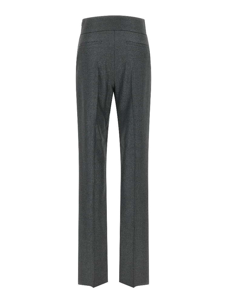 Gray Virgin Wool Dress Pants alternative