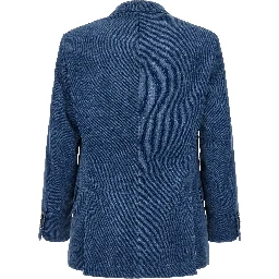 Blue Cotton Blazer