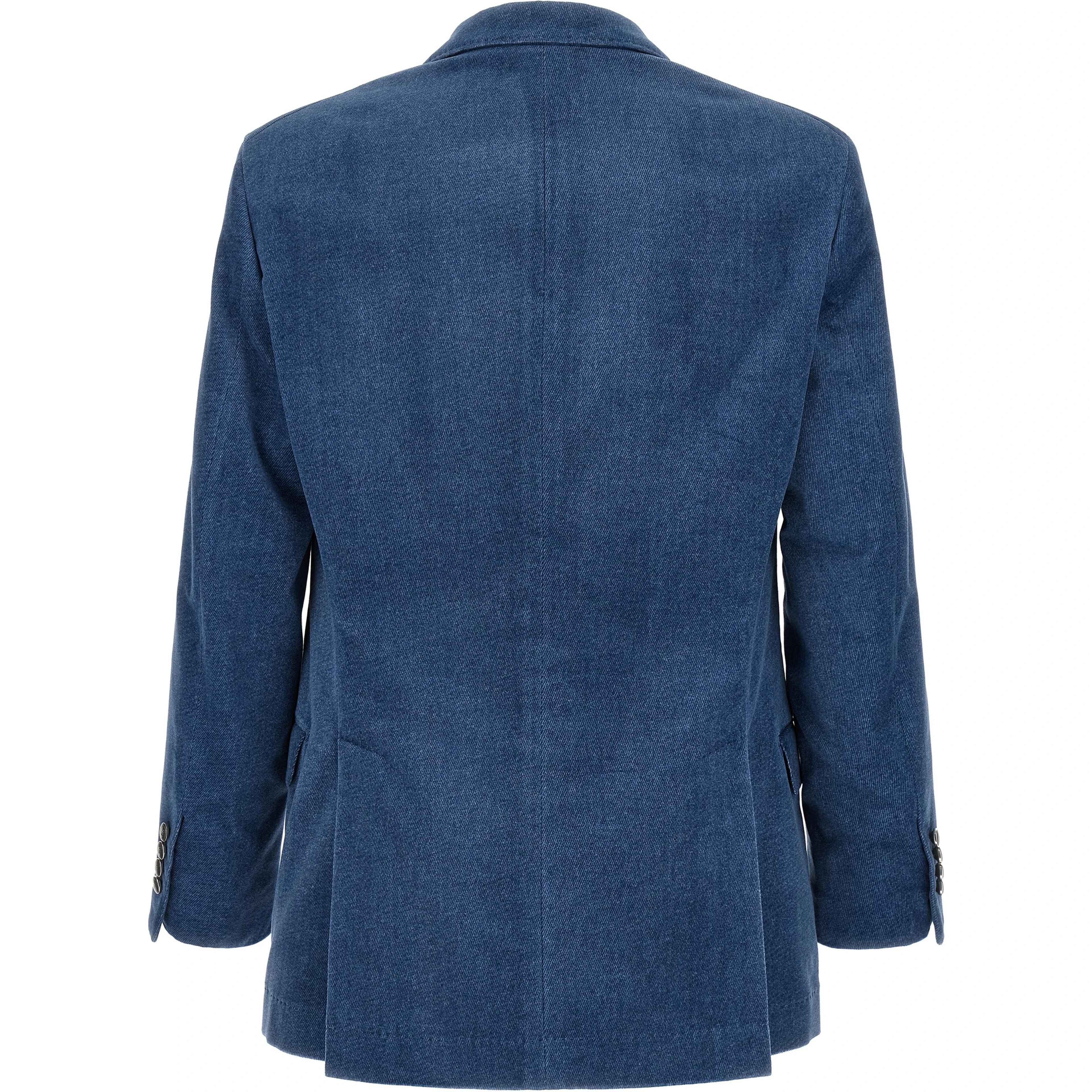 Blue Cotton Blazer