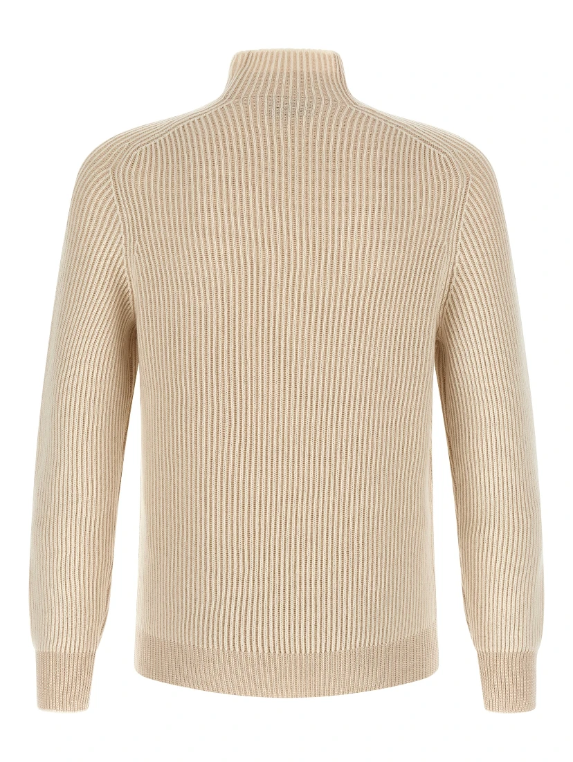 Beige Cashmere Cardigan