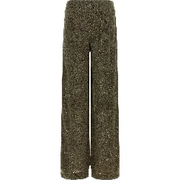 Bicolor Nylon Casual Pants