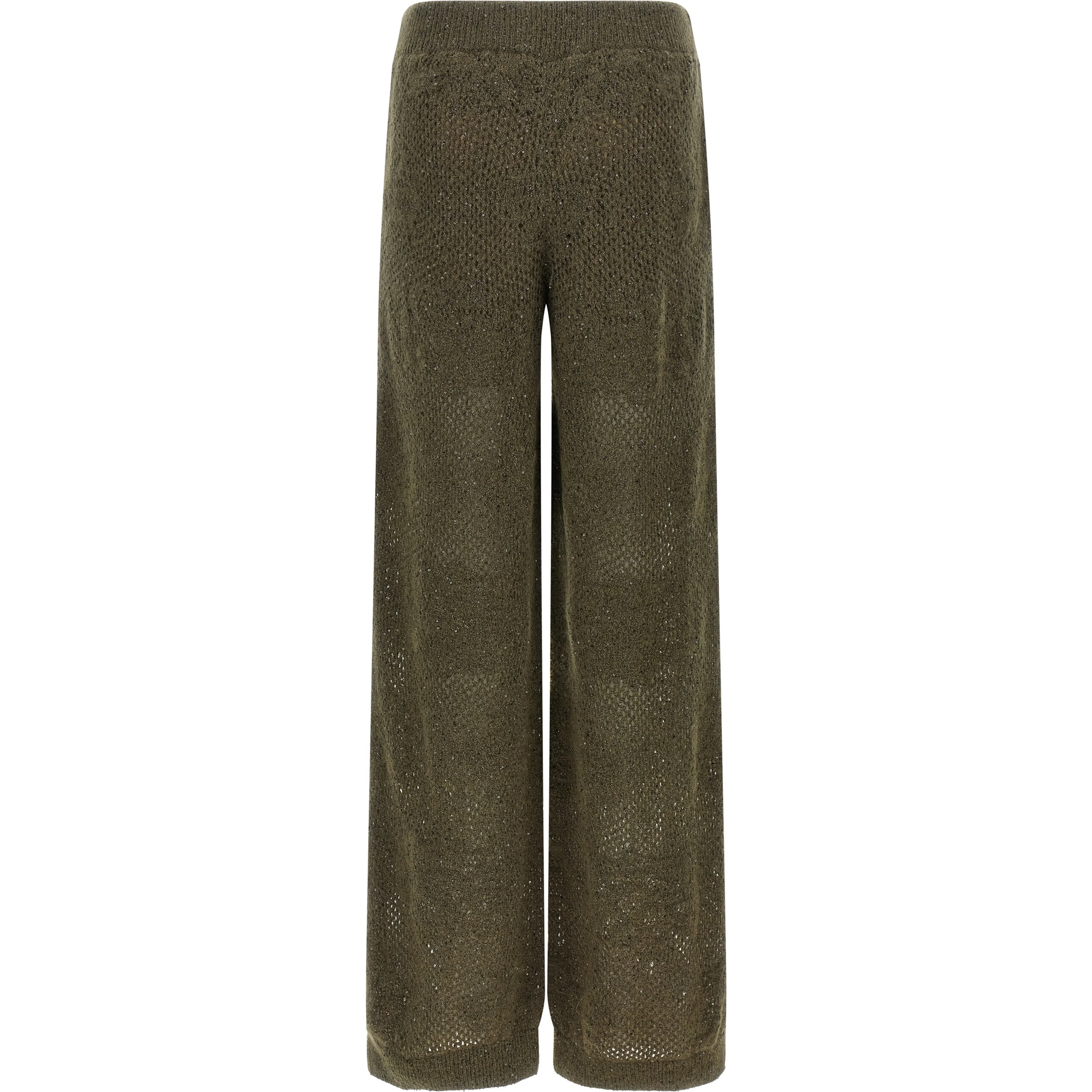 Bicolor Nylon Casual Pants