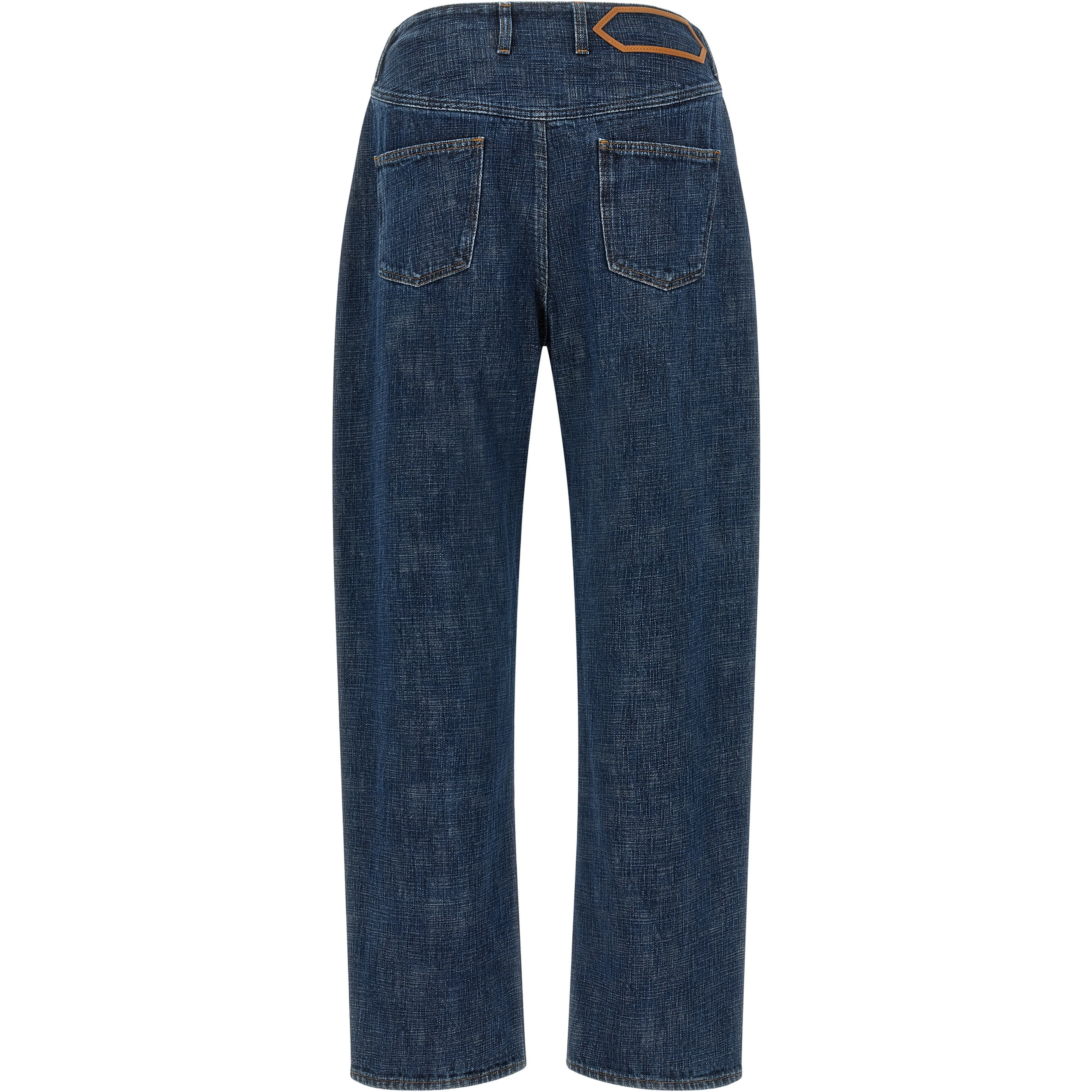 Blue Organic Cotton Relaxed Fit Jeans