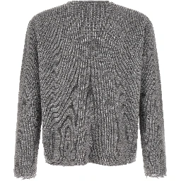 Gray Wool Cardigan