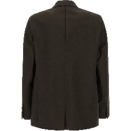 Brown Virgin Wool Blazer