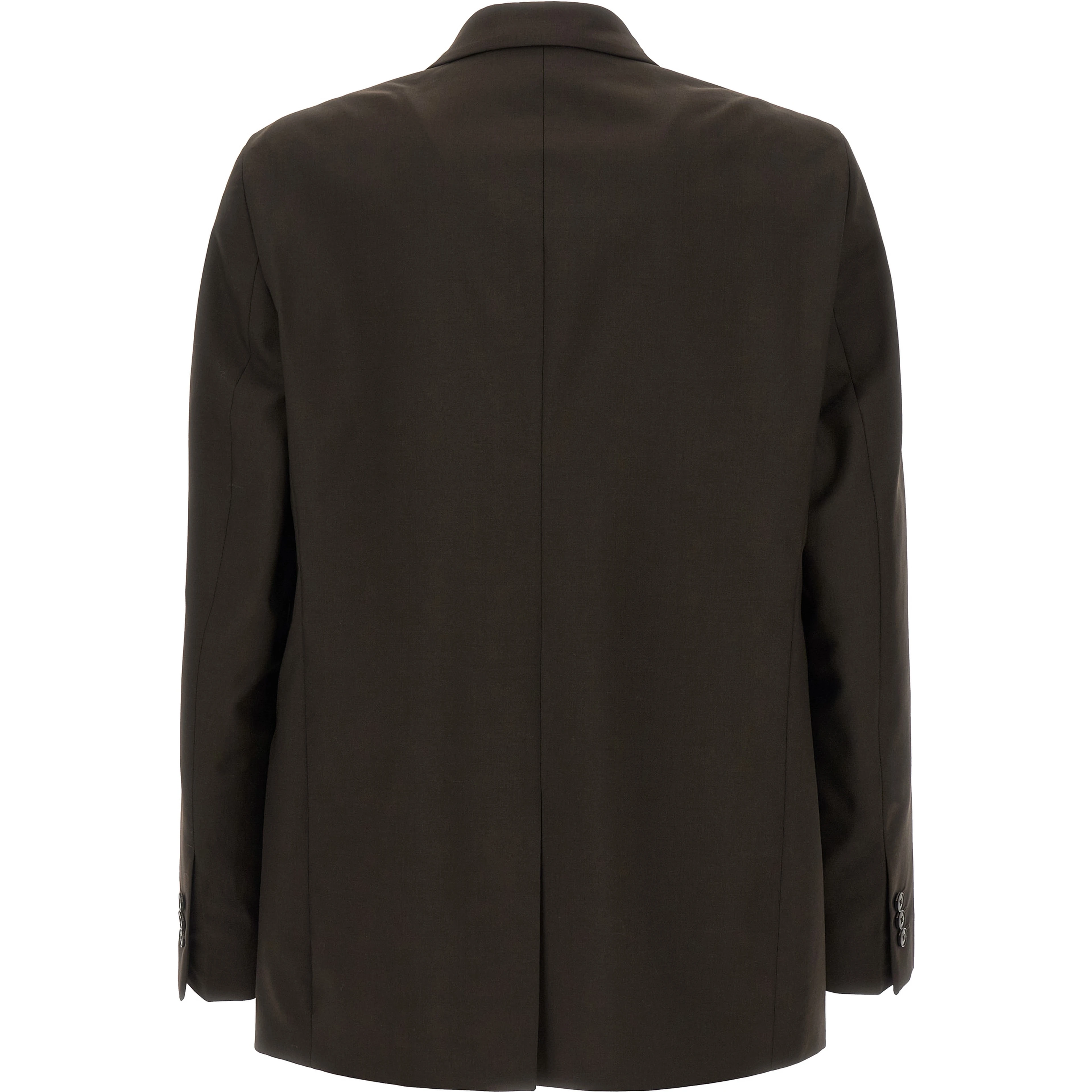 Brown Virgin Wool Blazer