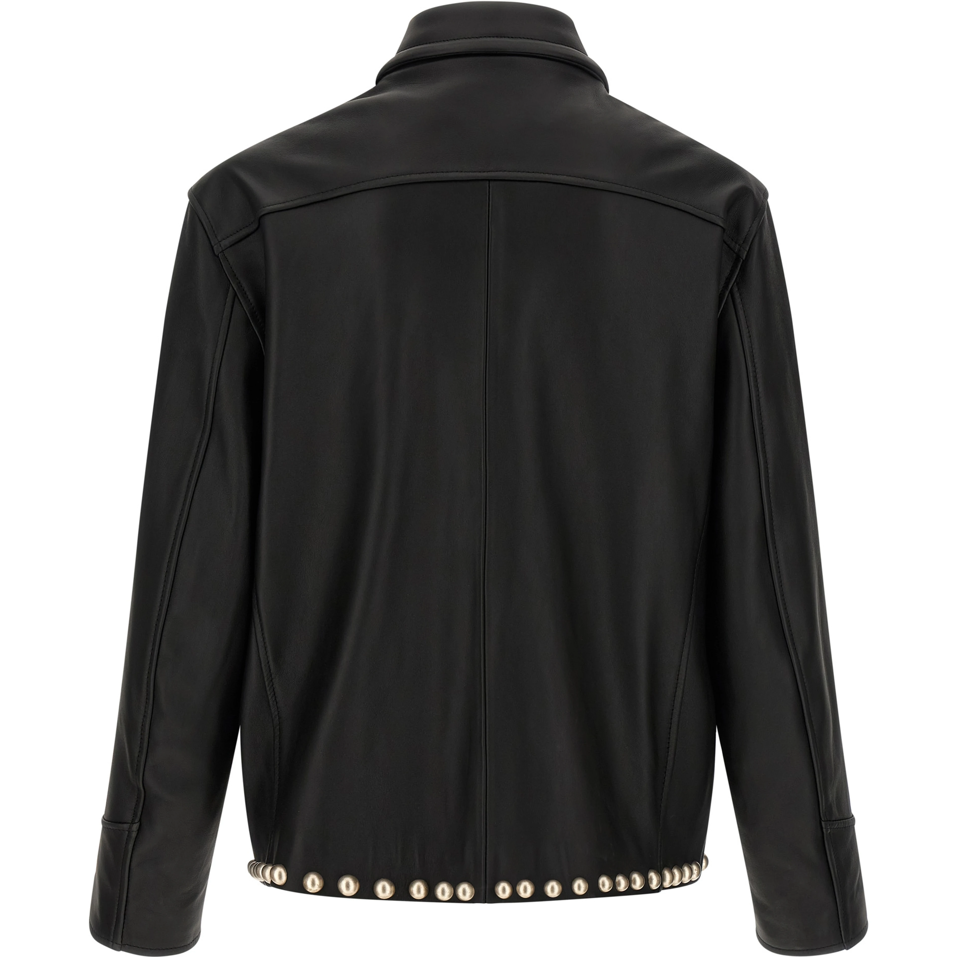Black Calfskin Leather Jacket