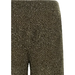 Bicolor Nylon Casual Pants