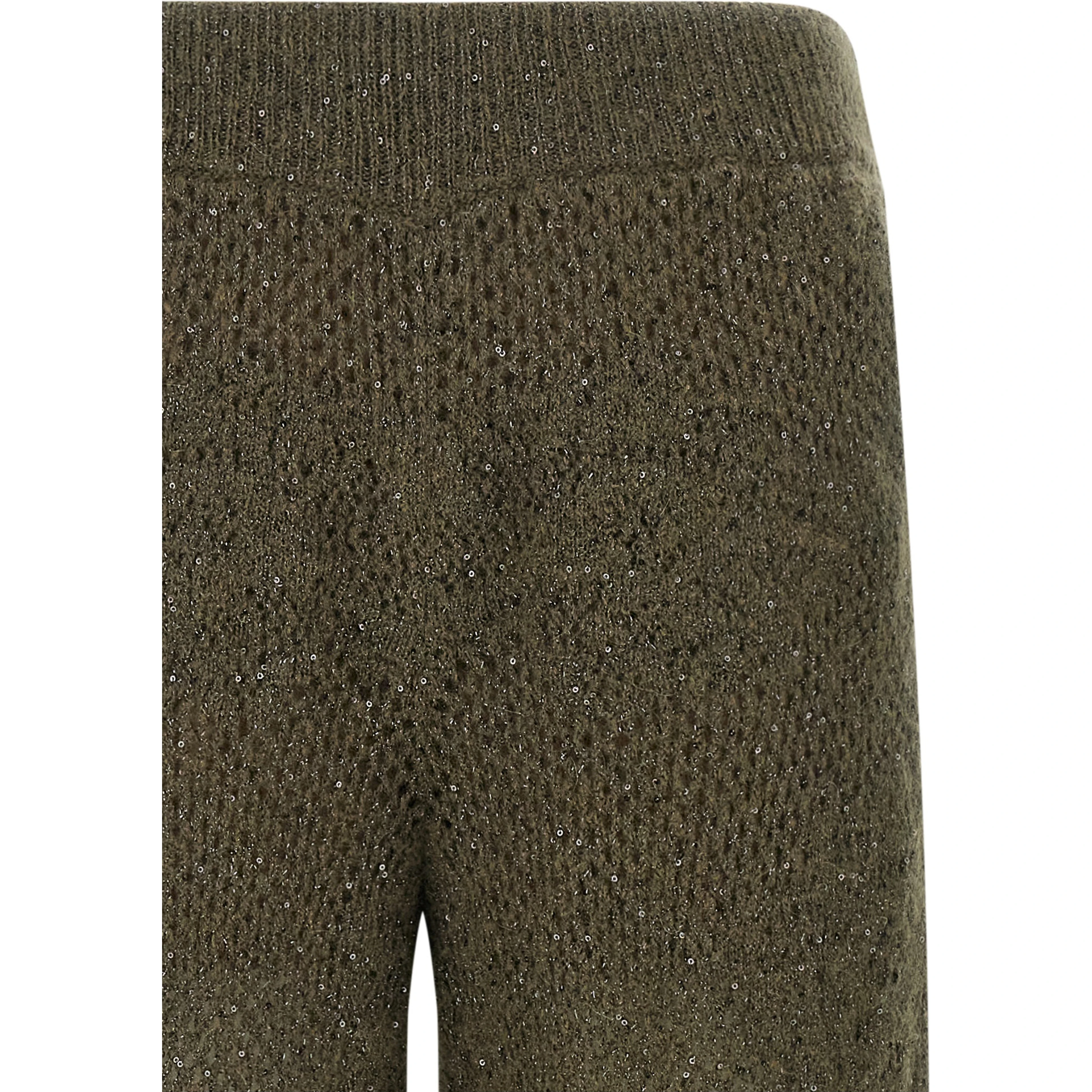 Bicolor Nylon Casual Pants