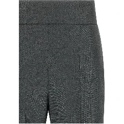 Gray Virgin Wool Dress Pants