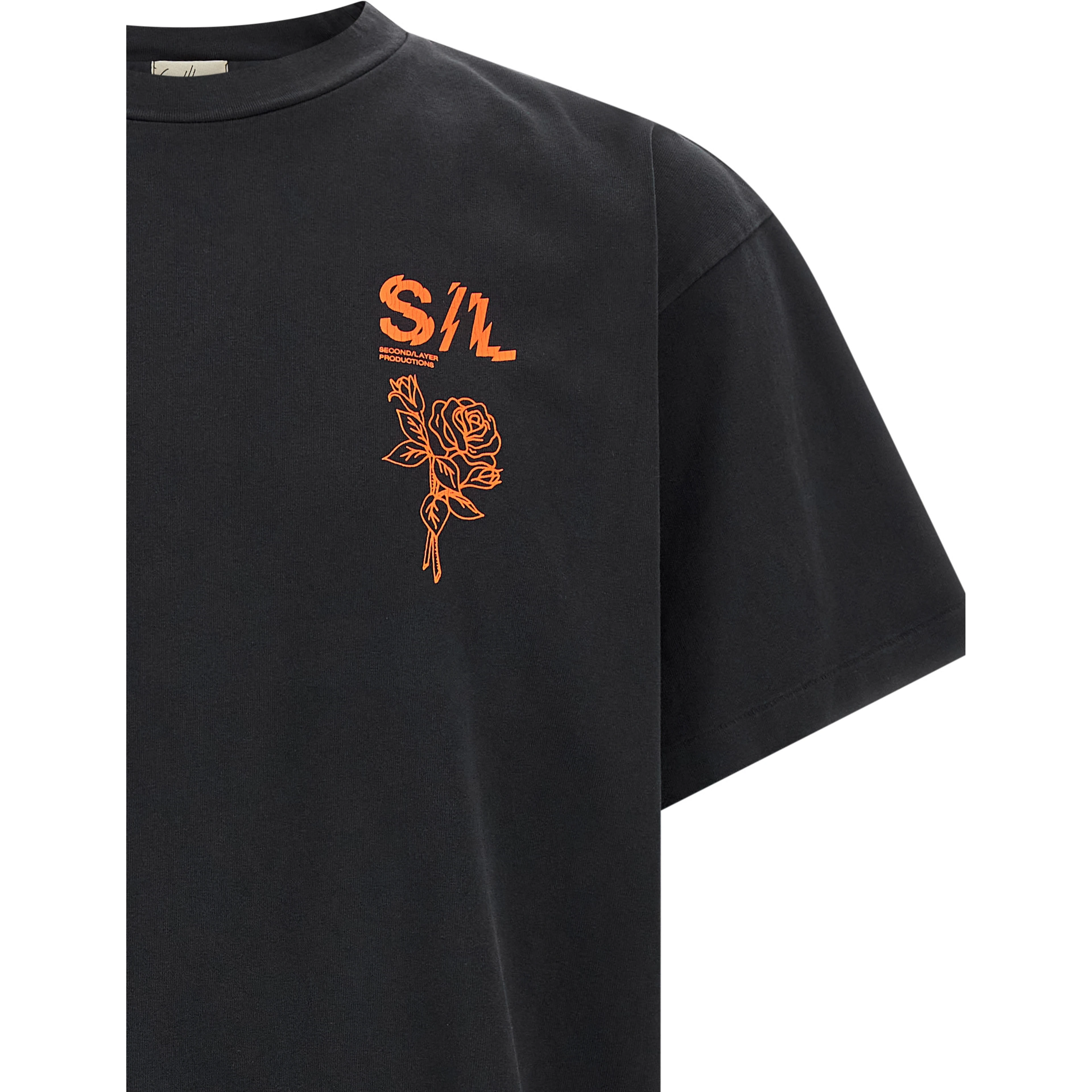 Black Cotton T-Shirt
