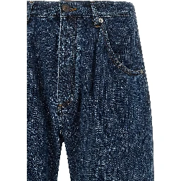 Blue Organic Cotton Relaxed Fit Jeans