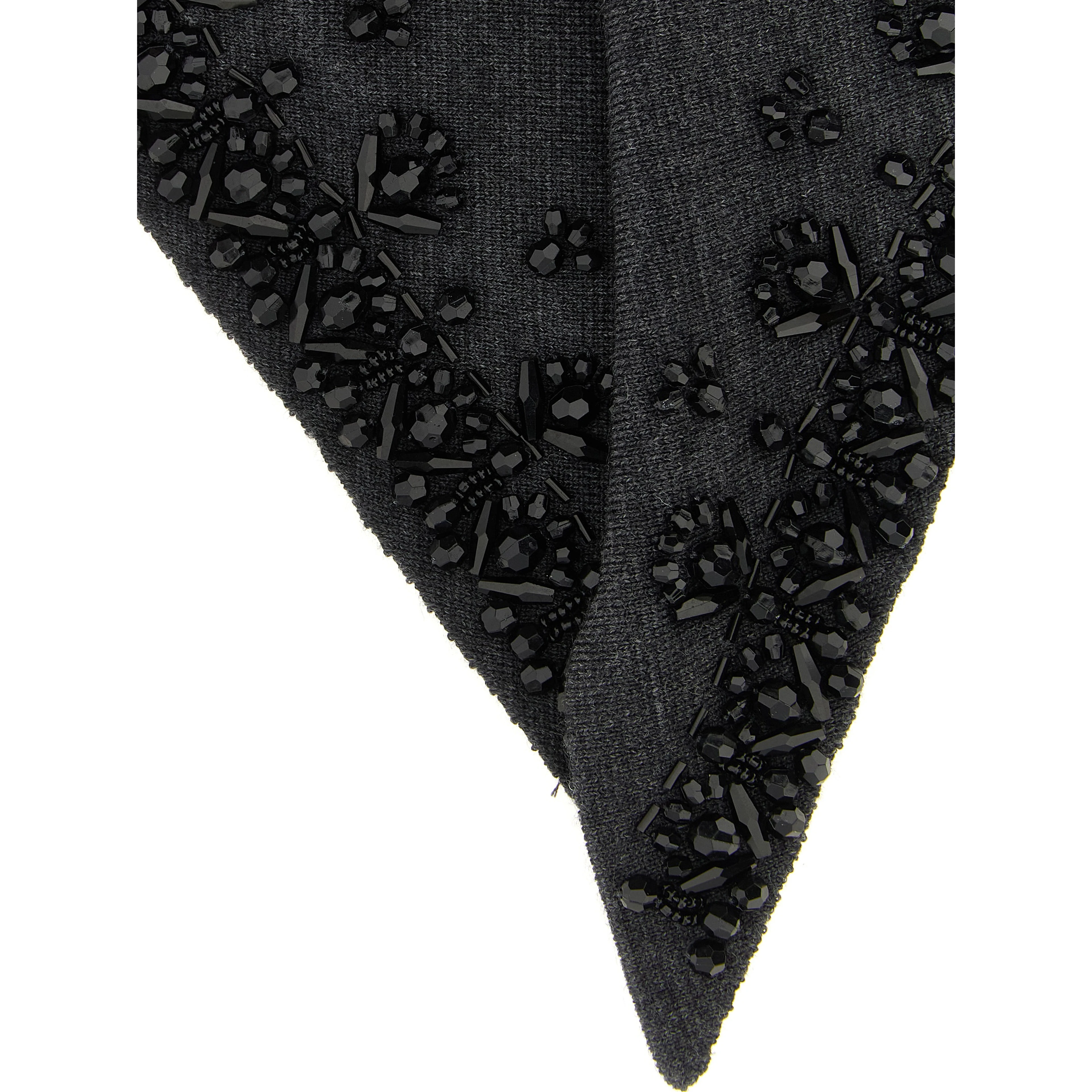 Gray Wool Scarf