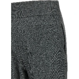 Gray Virgin Wool Dress Pants