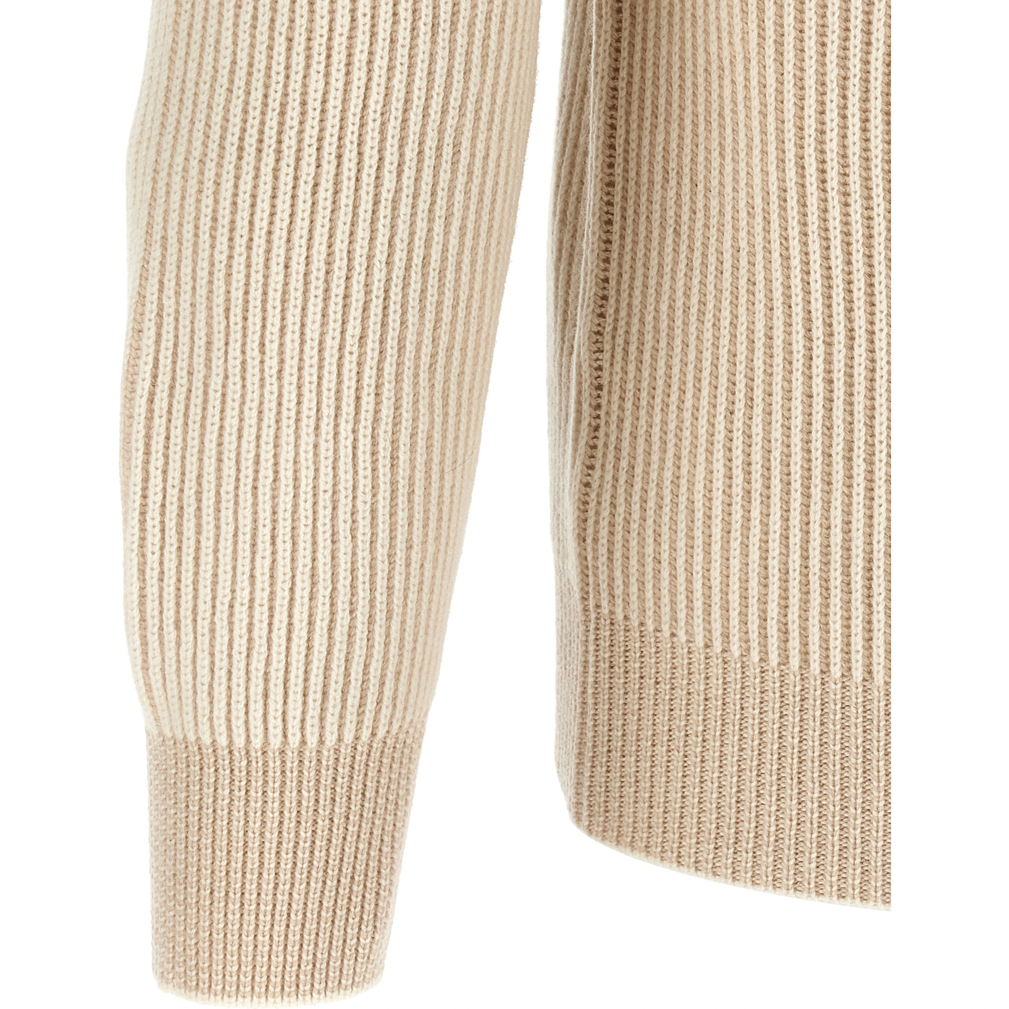 Beige Cashmere Cardigan