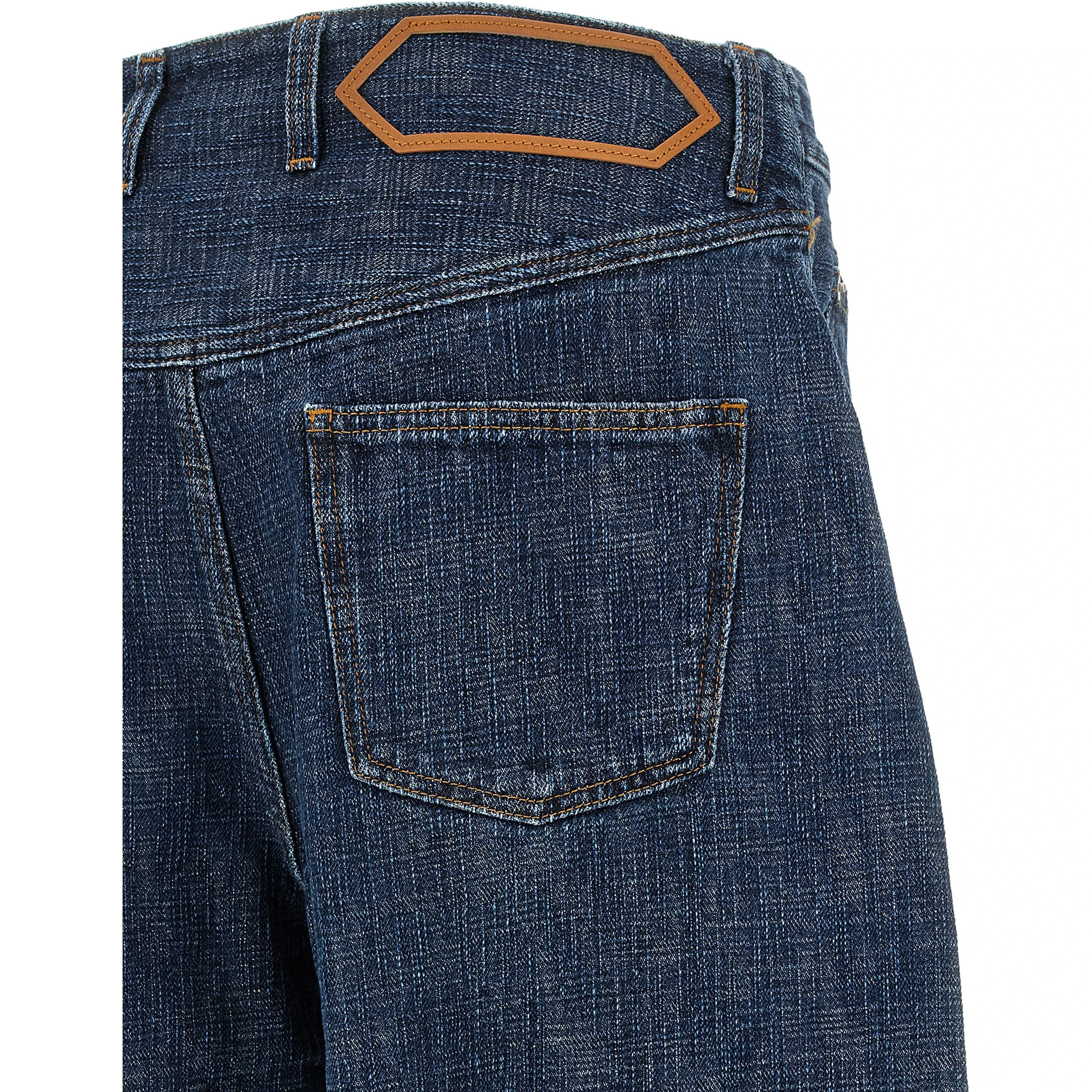 Blue Organic Cotton Relaxed Fit Jeans