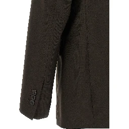 Brown Virgin Wool Blazer