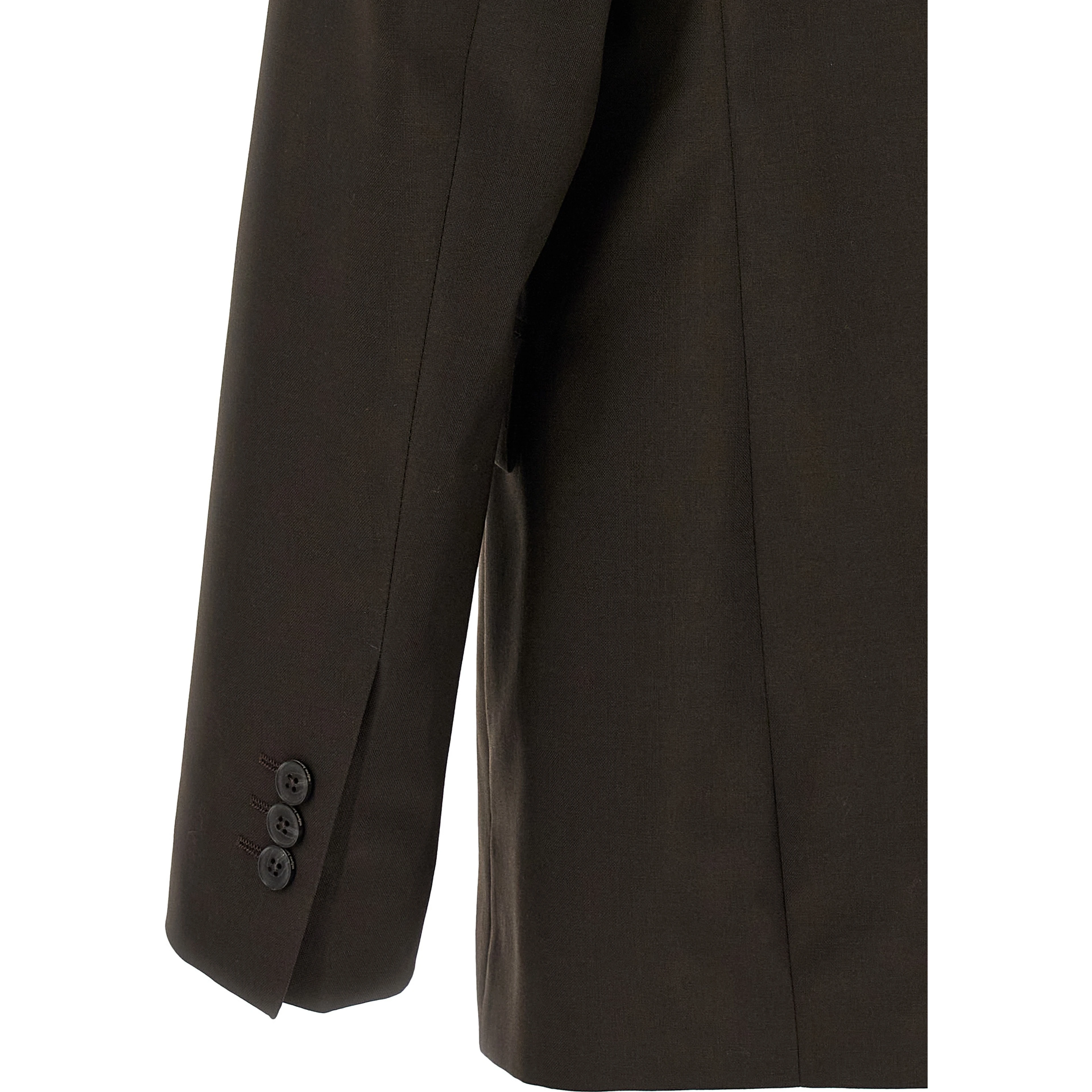 Brown Virgin Wool Blazer