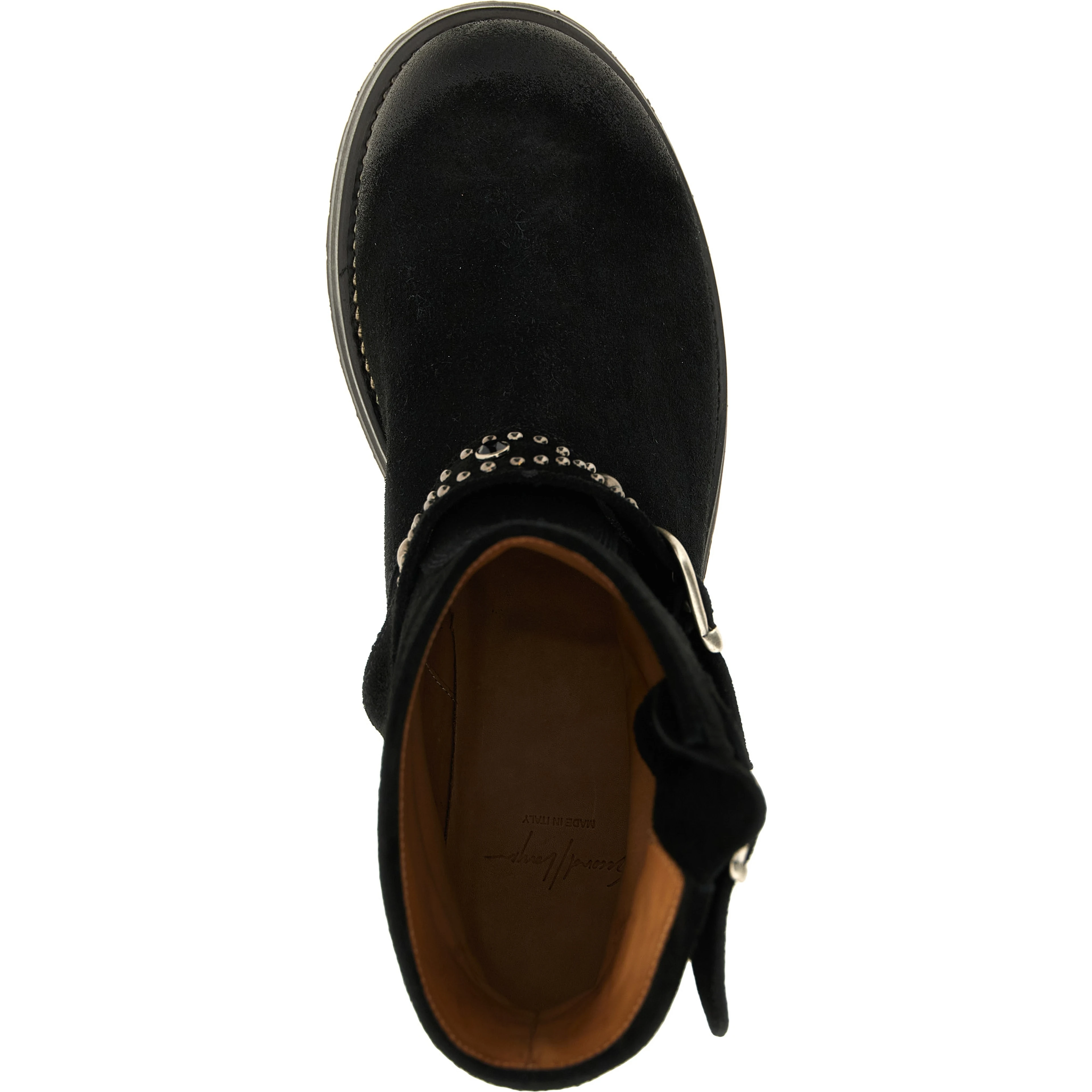 Black Calfskin Ankle Boots