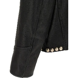Black Calfskin Leather Jacket