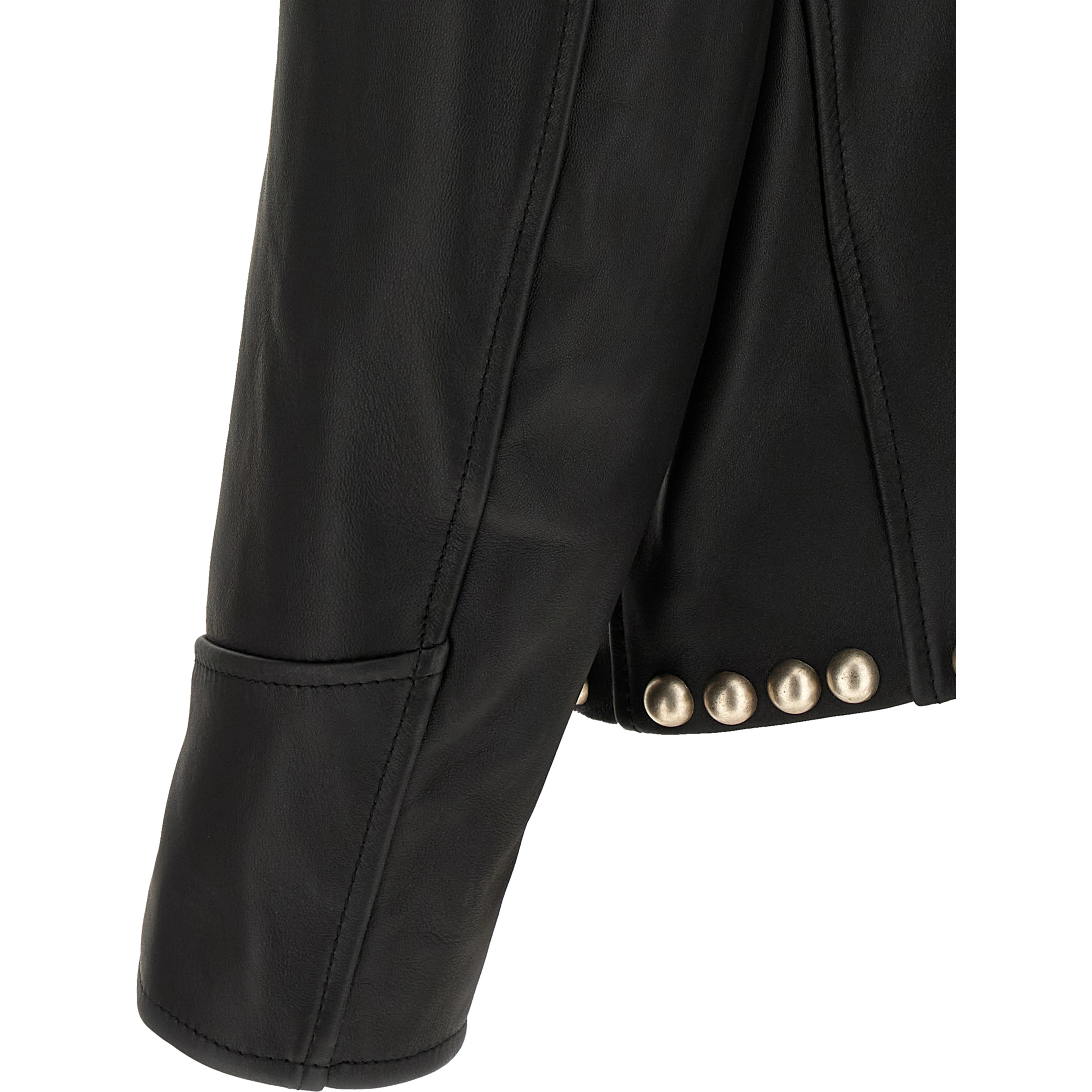 Black Calfskin Leather Jacket
